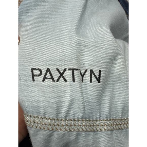 7 For All Mankind Men's Paxtyn Slim Straight Blue Denim Jeans - Size 34x29.5 - Picture 3 of 9